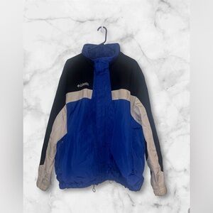 Columbia‎ Bugaboo Jacket Mens XXL  Blue Black  Outdoor Hiking